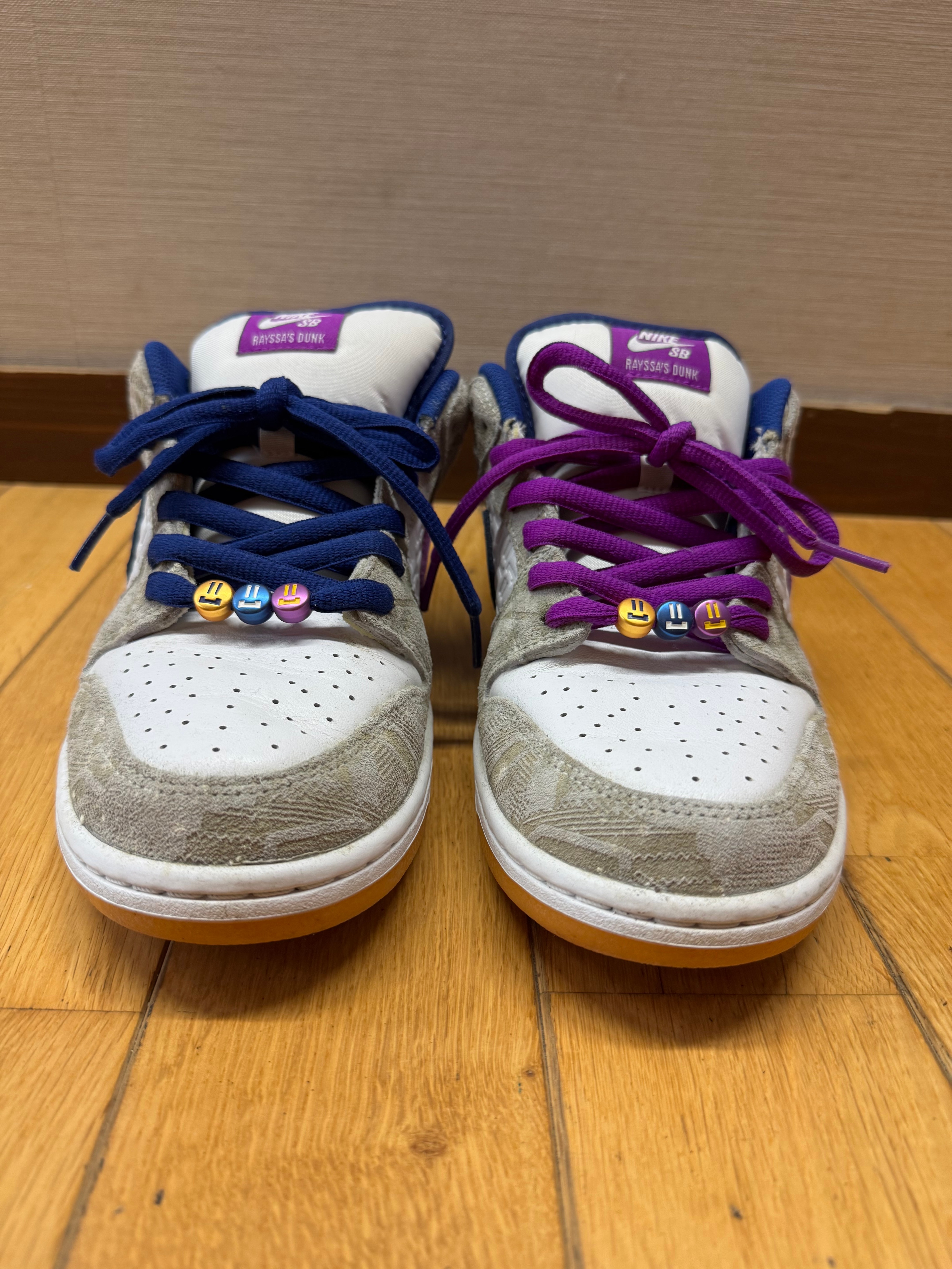 Rayssa Leal × Nike SB Dunk Low PRM "Pure Platinum and Vivid Purple"