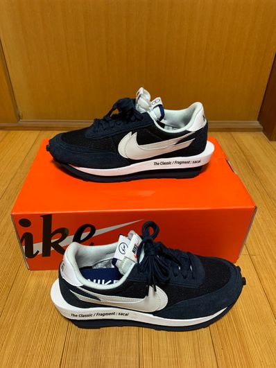 Fragment × sacai × Nike LD Waffle "Blackended Blue"