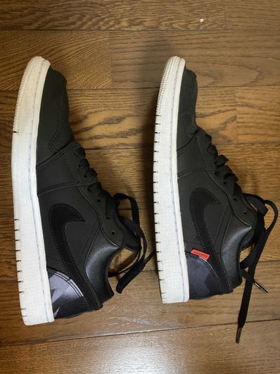 NIKE × PARIS SAINT GERMAIN AIR JORDAN 1 LOW PSG "BLACK"