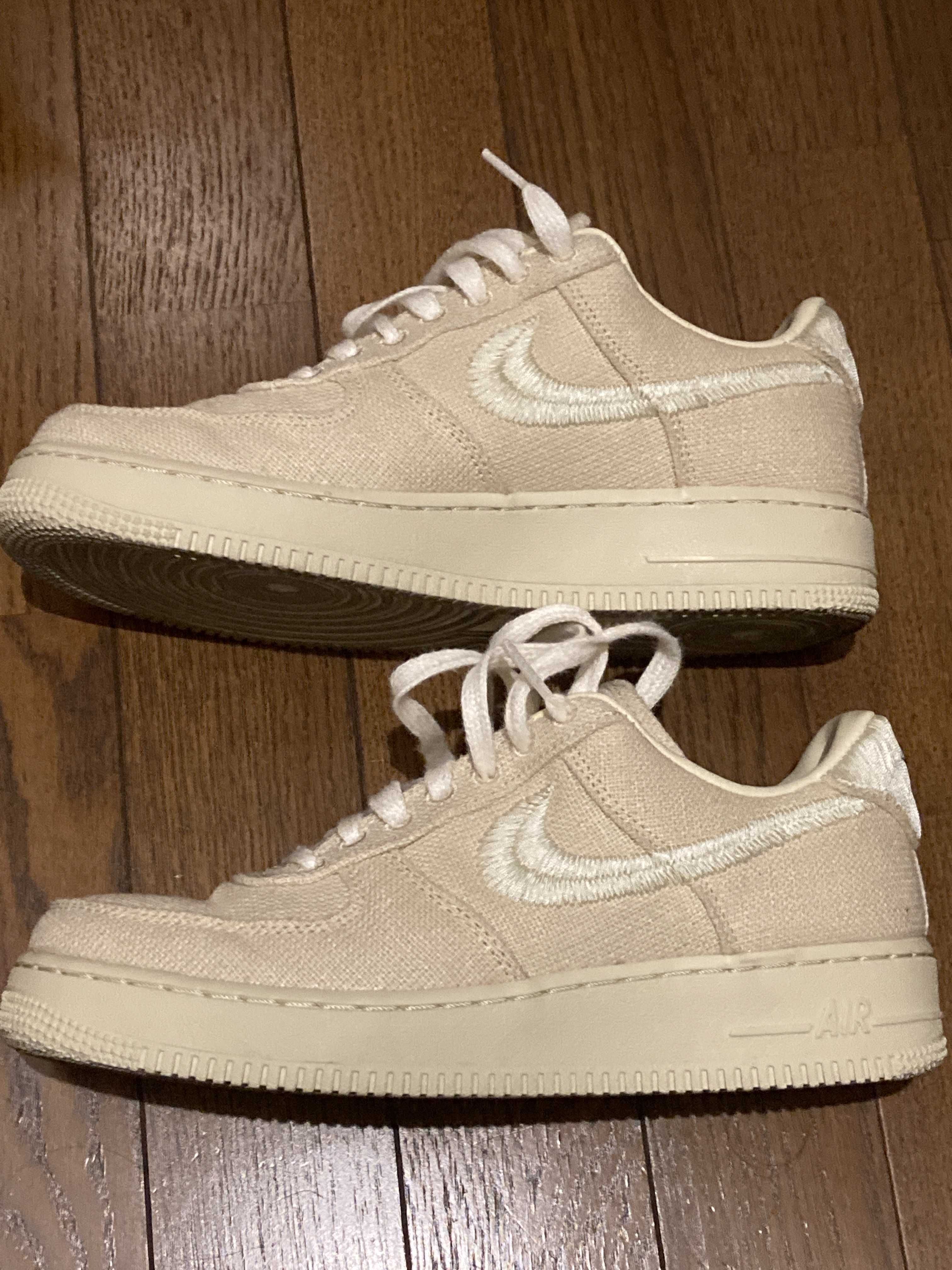 Stussy × Nike Air Force 1 Low "Fossil Stone"