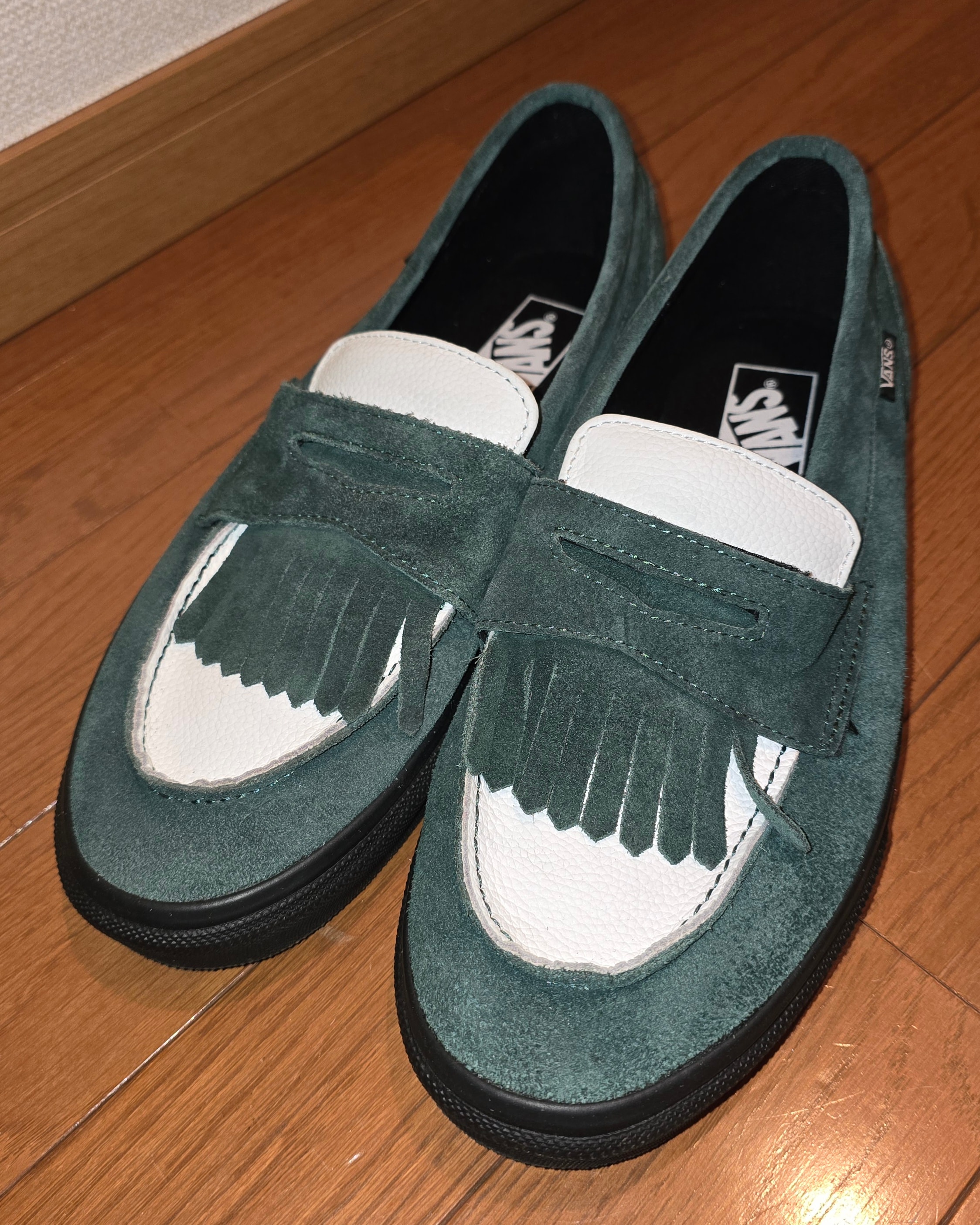 ariharamiyuki Vans Loafer "Green/White/Black"
