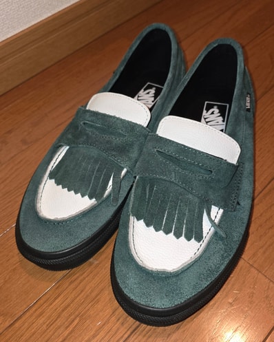 ariharamiyuki Vans Loafer "Green/White/Black"
