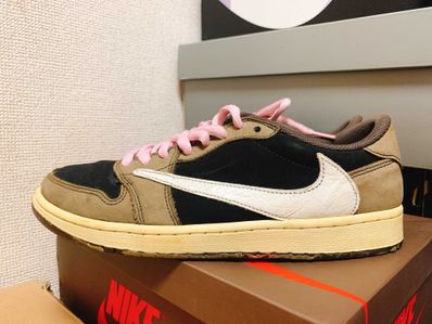 Travis Scott × Nike Air Jordan 1 Low OG SP-T "Black/Dark Mocha"