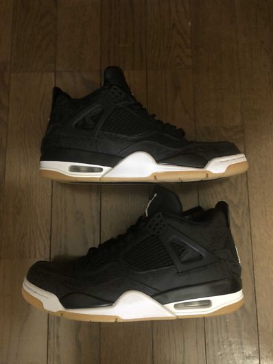 Nike Air Jordan 4 Retro "Laser Black/Gum"