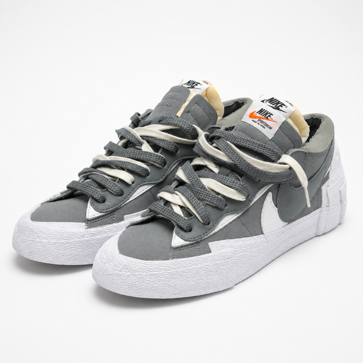 Sacai × Nike Blazer Low "Iron Grey"