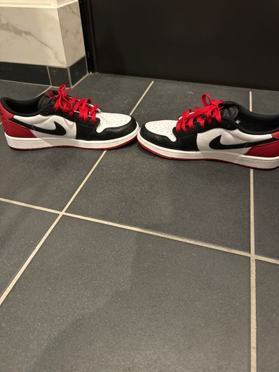 Nike Air Jordan 1 Retro Low OG "Black Toe"