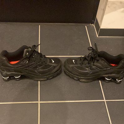 Supreme × Nike Shox Ride 2 "Black/Black-White"