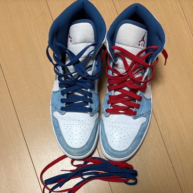 Nike Air Jordan 1 Mid SE "White/Hyper Royal/Red"