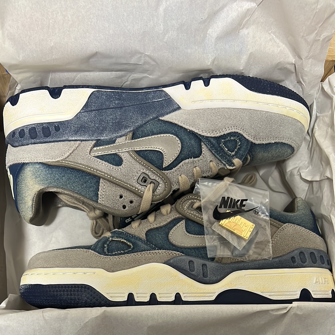 NIGO® × Levi's × Nike Air Force 3 Low "Olive Grey" (NIGO Heel Logo) (Levi's Tab)