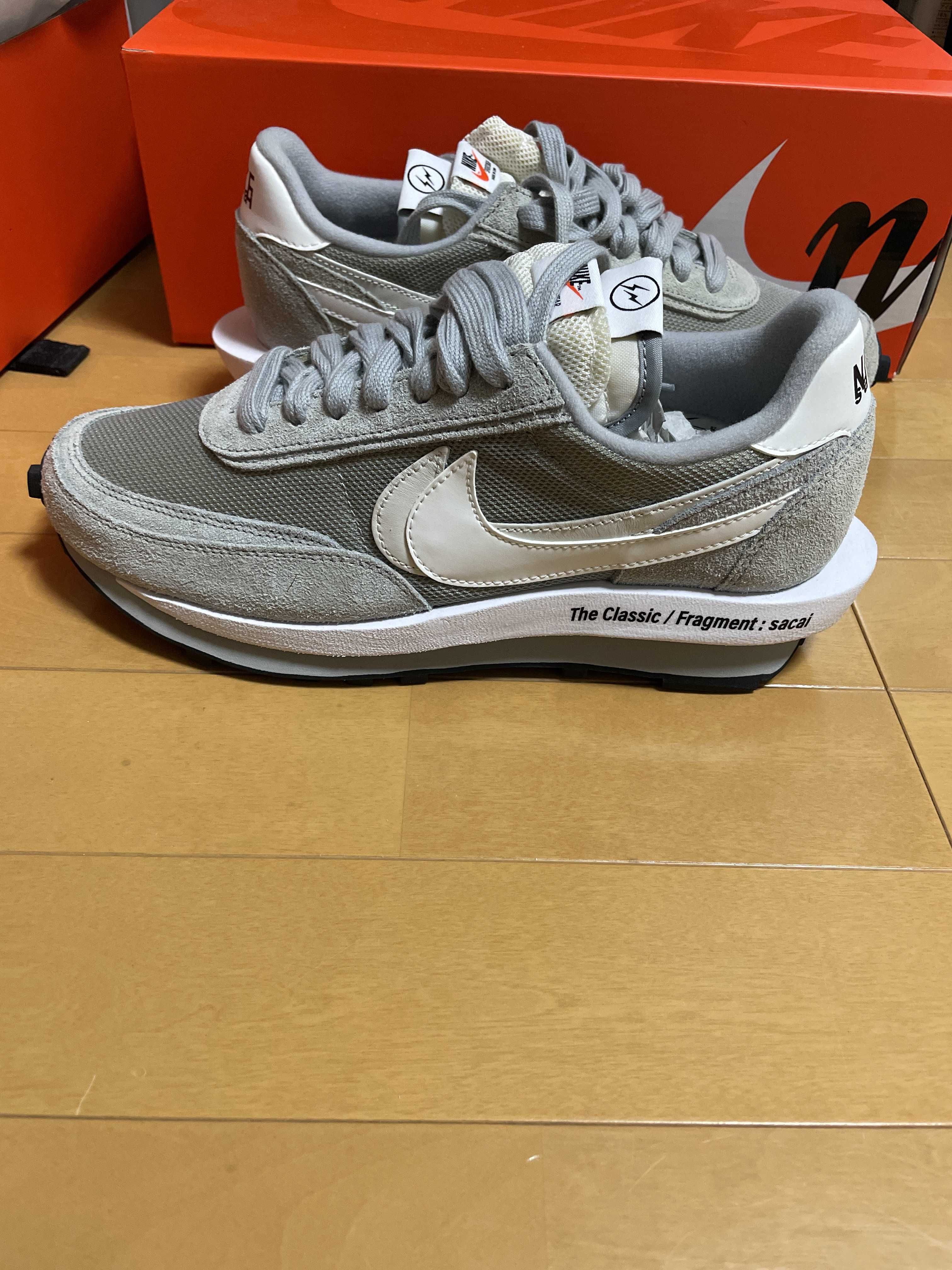 Fragment × sacai × Nike LD Waffle "Light Smoke Grey"