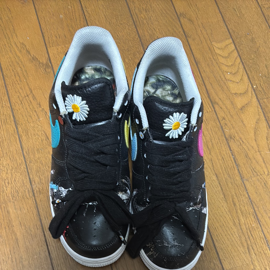 ピースマイナスワン × ナイキ エアフォース1 ロー '07 パラノイズ3.0 "ブラック アンド マルチカラー" / ジードラゴン