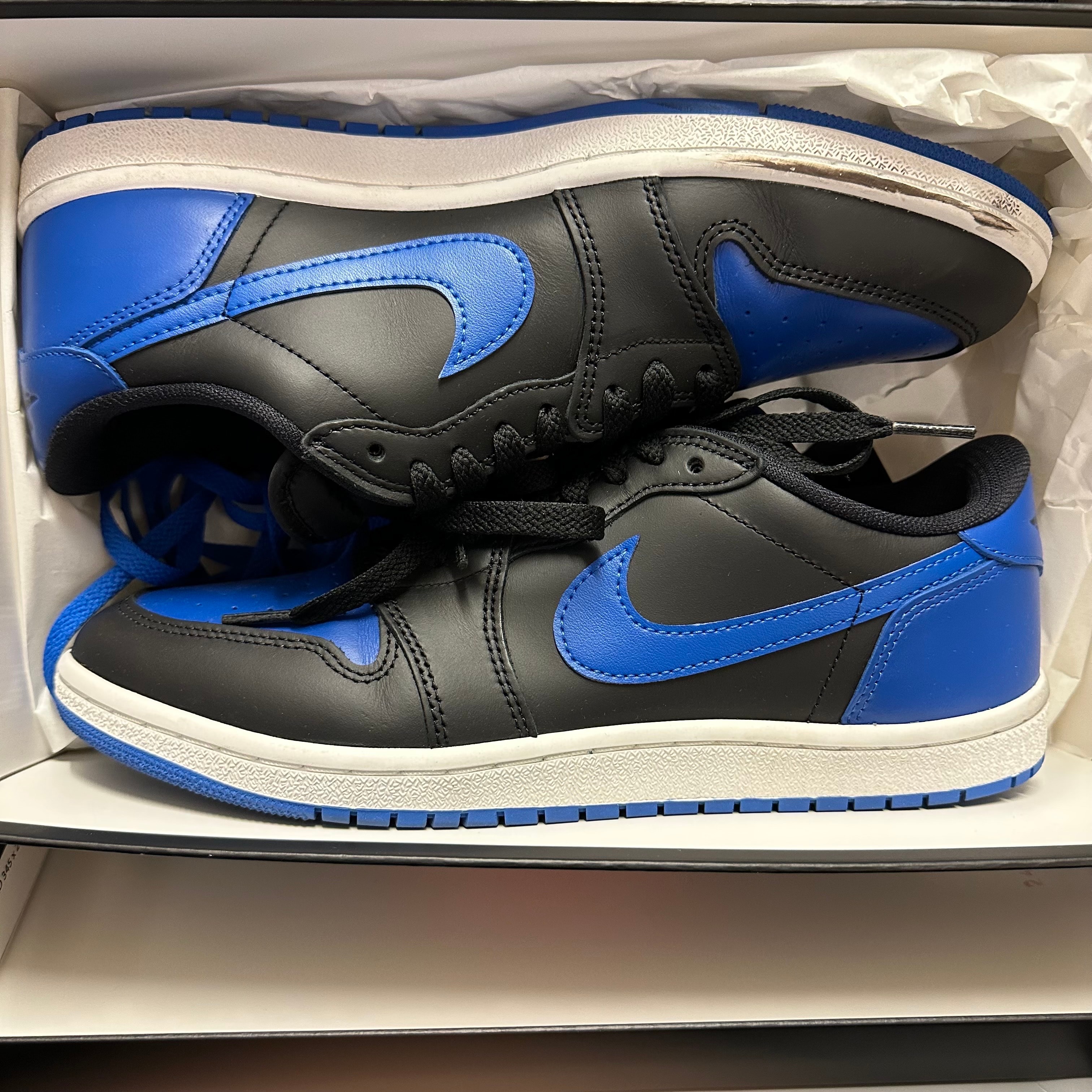 Nike Air Jordan 1 Low '85 "Black and Royal Blue"