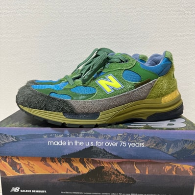 Salehe Bembury × New Balance 992 "Green/Blue"
