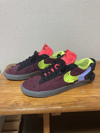 ACRONYM × Nike Blazer Low "Night Maroon"