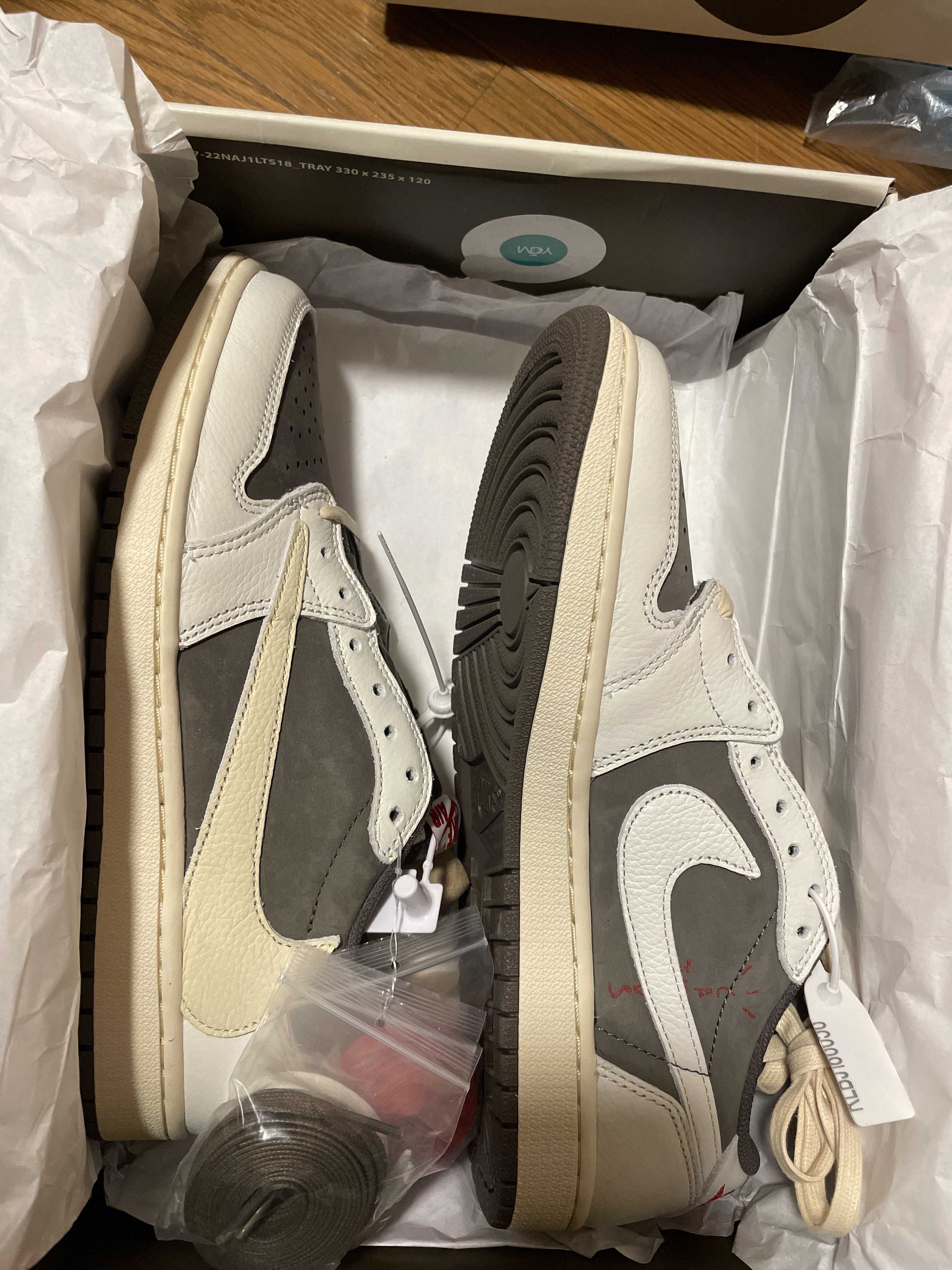 Travis Scott × Nike Air Jordan 1 Low OG SP "Reverse Mocha/Sail and Ridgerock"