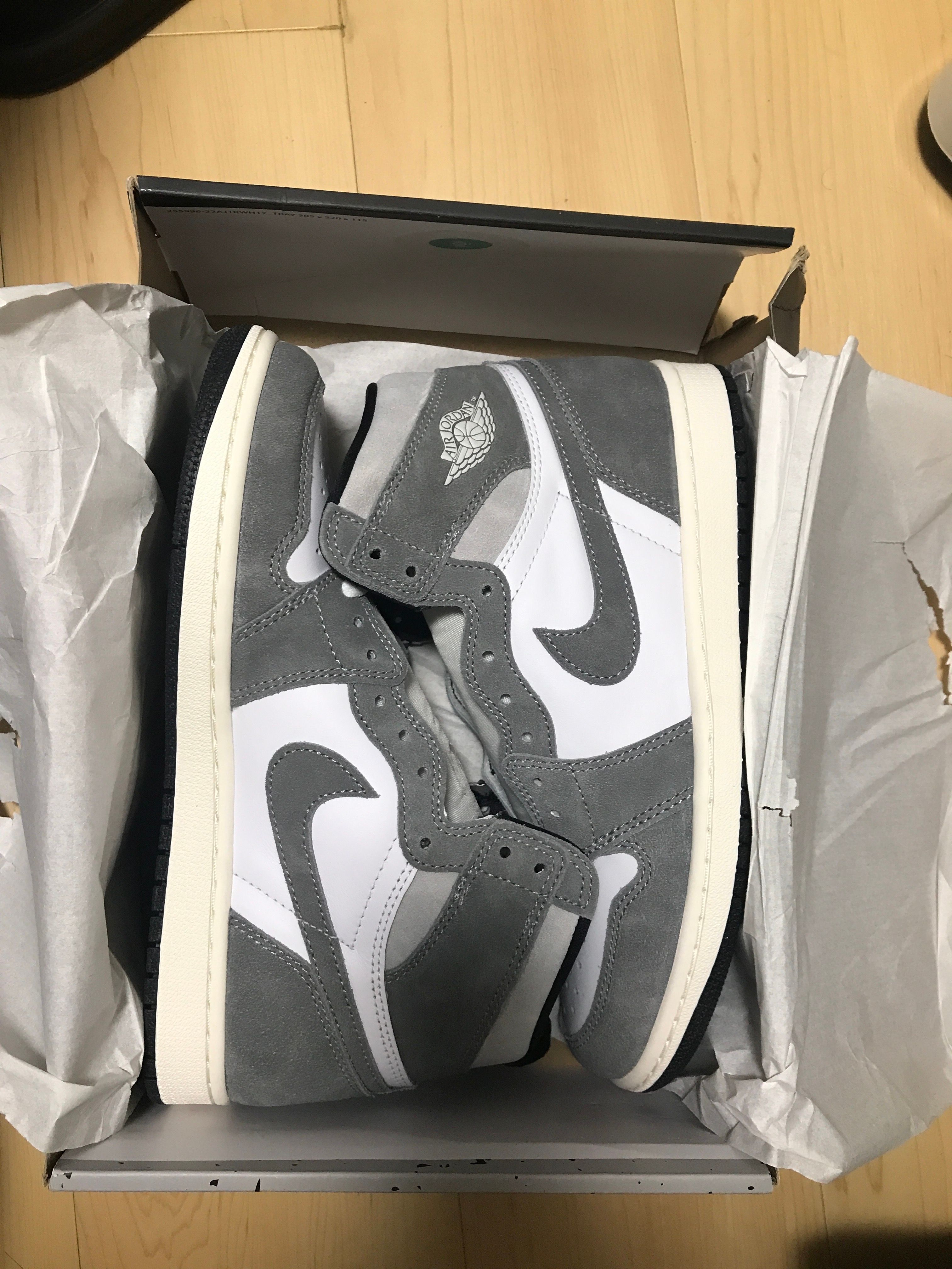 Nike Air Jordan 1 Retro High OG "Black and Smoke Grey"