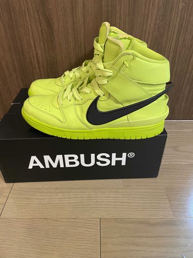 AMBUSH × NIKE DUNK HIGH "FLASH LIME"