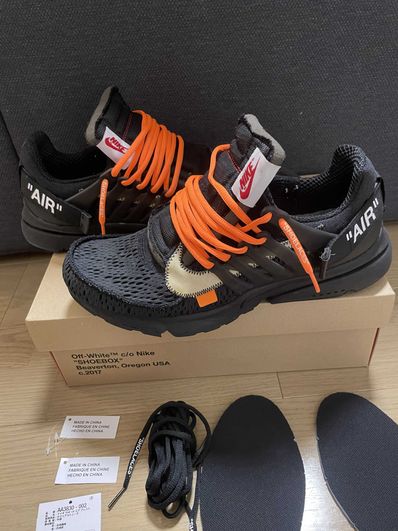 Off-White × Nike Air Presto "Black"