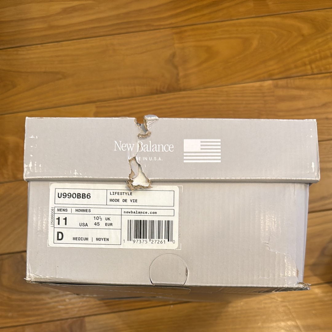 New Balance 990V6 Made in USA "Triple Black"