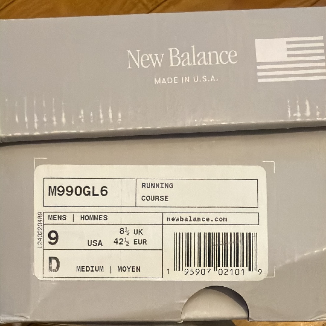 New Balance 990V6 "Gray" (Heel Logo USA) (M990GL6)
