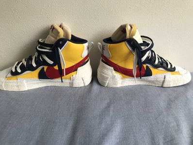sacai × Nike Blazer Mid "Varsity Maize/Varsity Red"