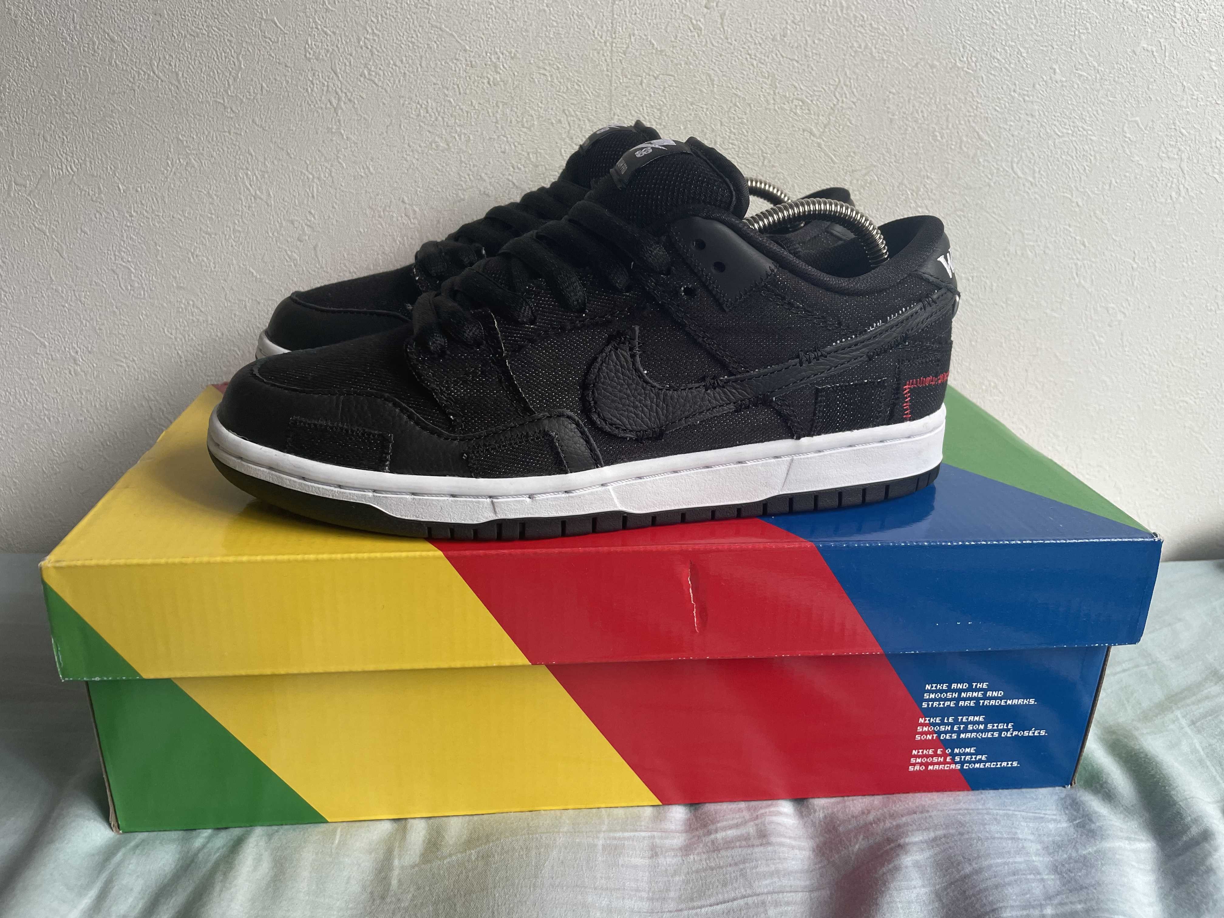 Wasted Youth × Nike SB Dunk Low "Black Denim" / VERDY