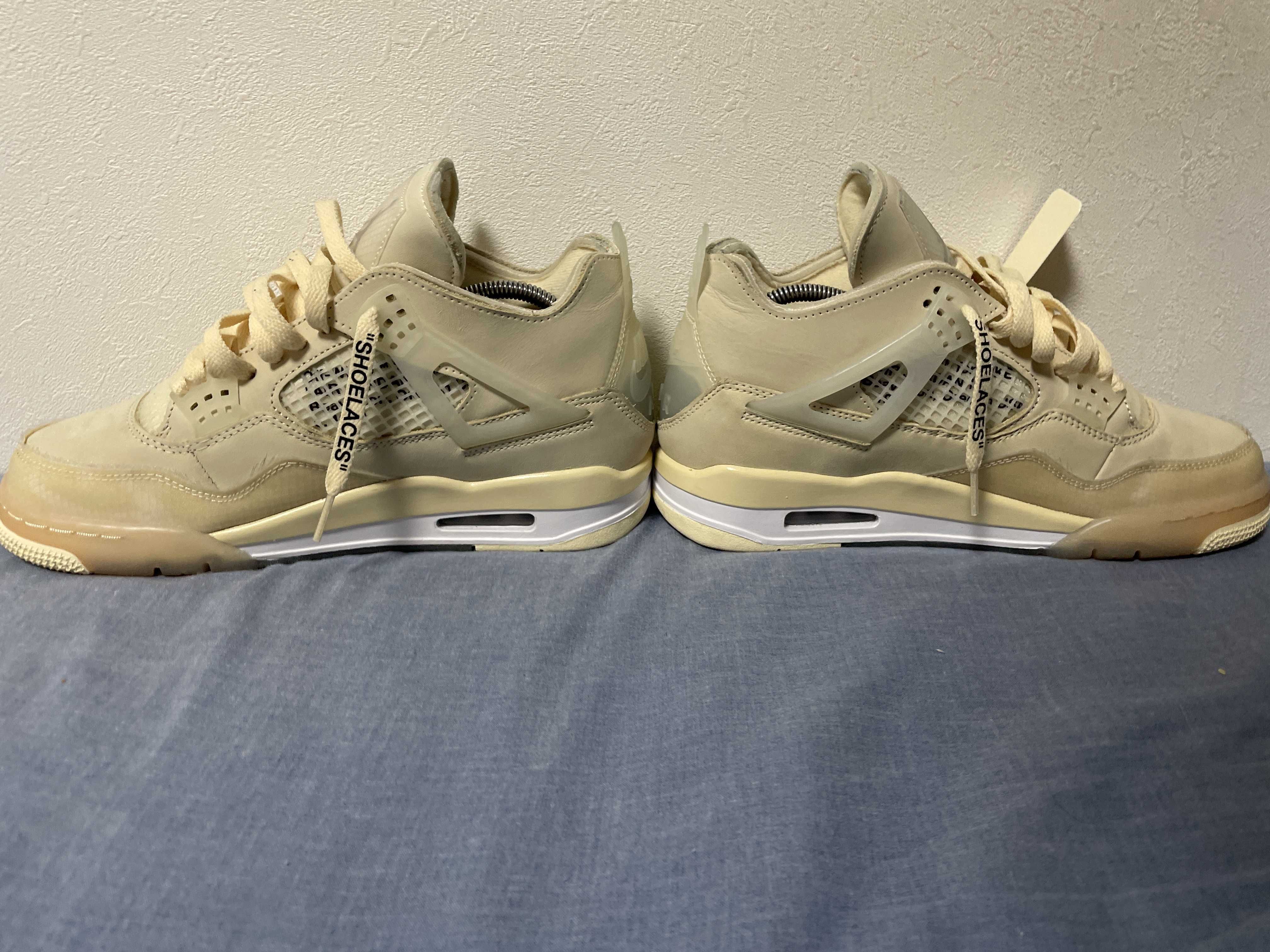 Off-White × Nike Women's Air Jordan 4 SP "Sail"