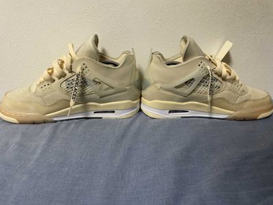 Off-White × Nike Women's Air Jordan 4 SP "Sail"