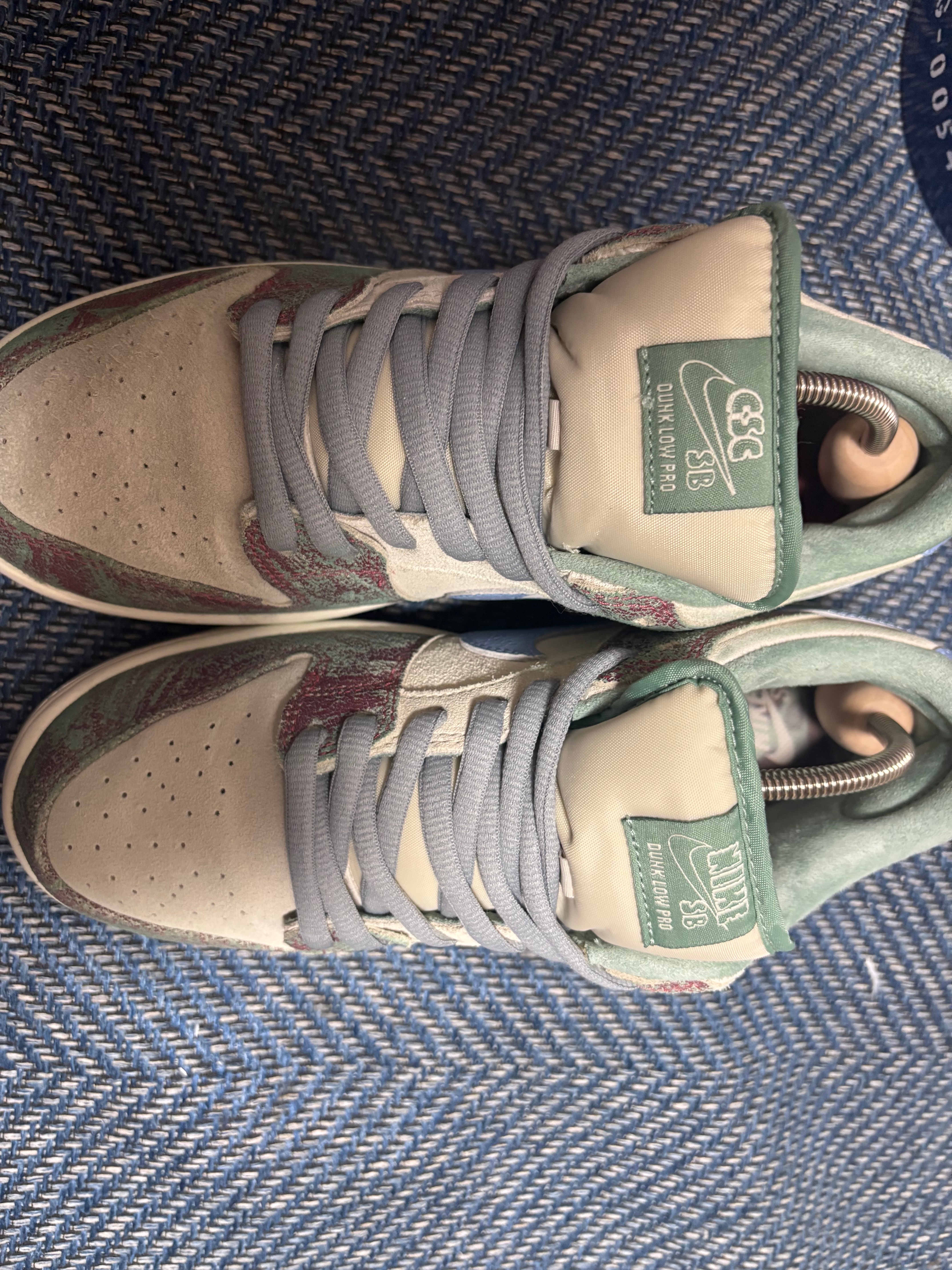 Crenshaw Skate Club × Nike SB Dunk Low PRO QS "Sail/Light Blue-Cedar"