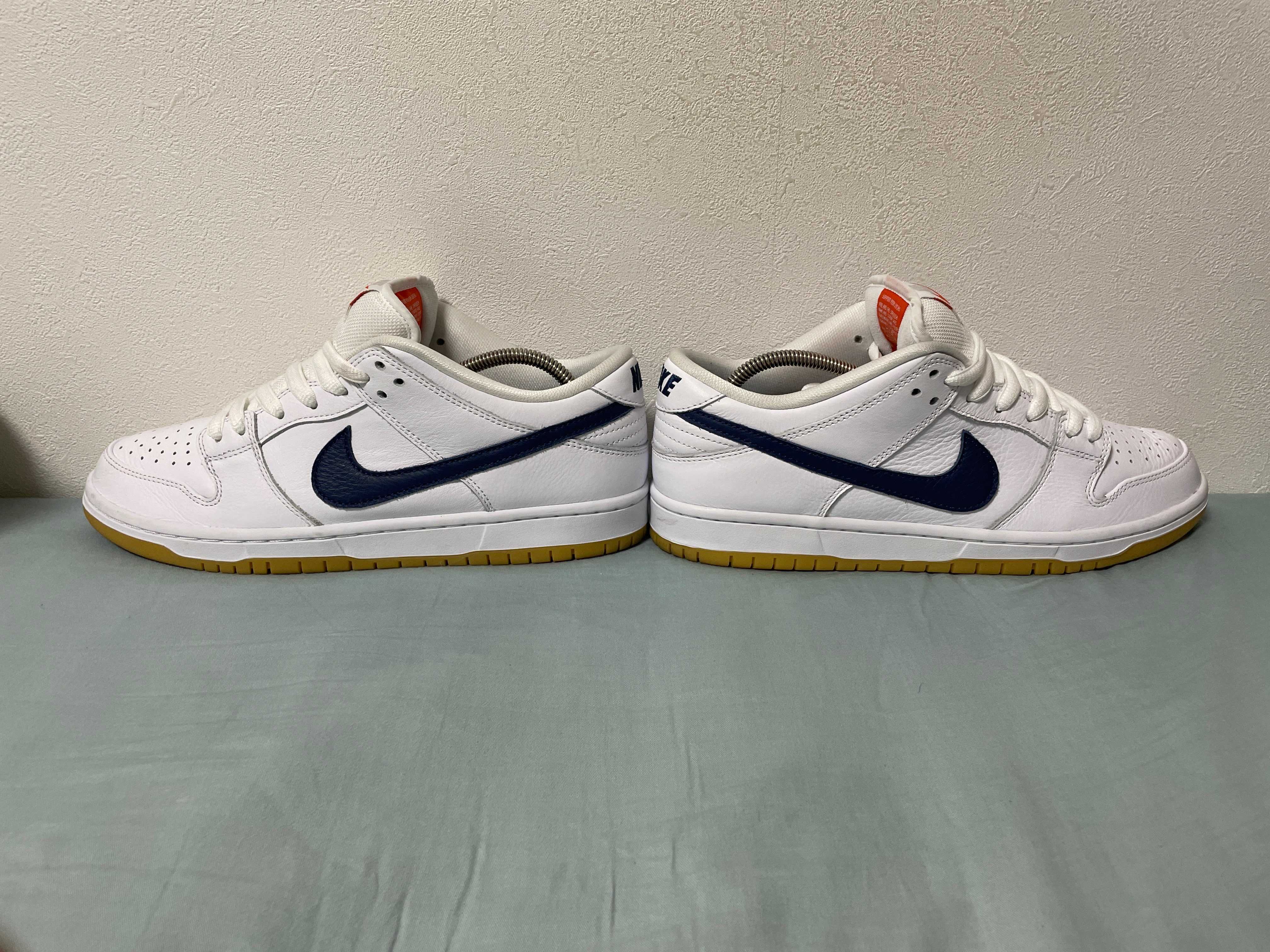 Nike SB Dunk Low "Orange Label White Navy"