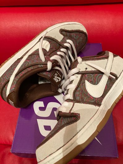 Nike SB Dunk Low PRM "Brown Paisley"
