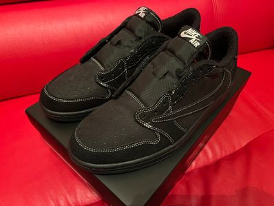 Travis Scott × Nike Air Jordan 1 Low OG SP "Black Phantom"