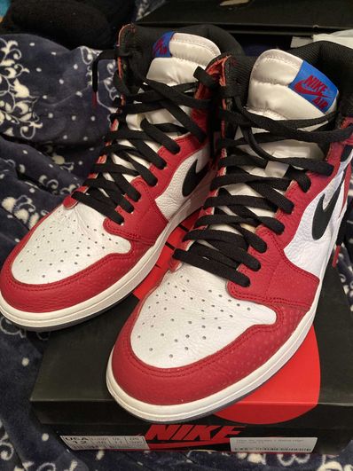 Spiderman × Nike Air Jordan 1 Origin Story "Gym Red/White/Photo Blue/Black"