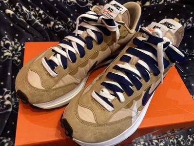 Sacai × Nike Vapor Waffle "Sesame And Blue Void"