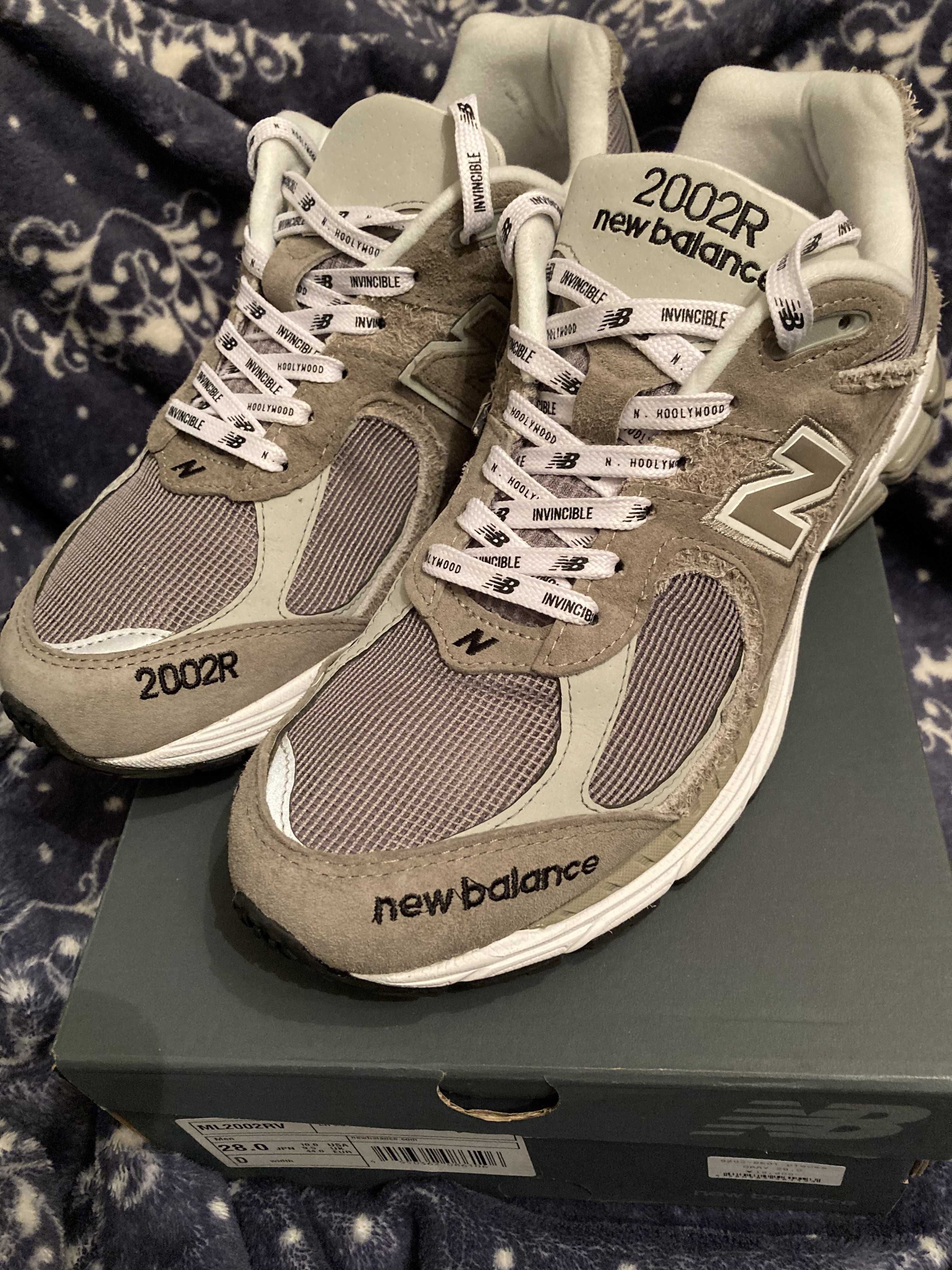 N.HOLLYWOOD × INVINCIBLE × New Balance 2002R "Gray"