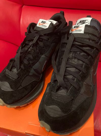 sacai × Nike VaporWaffle "Black Gum"