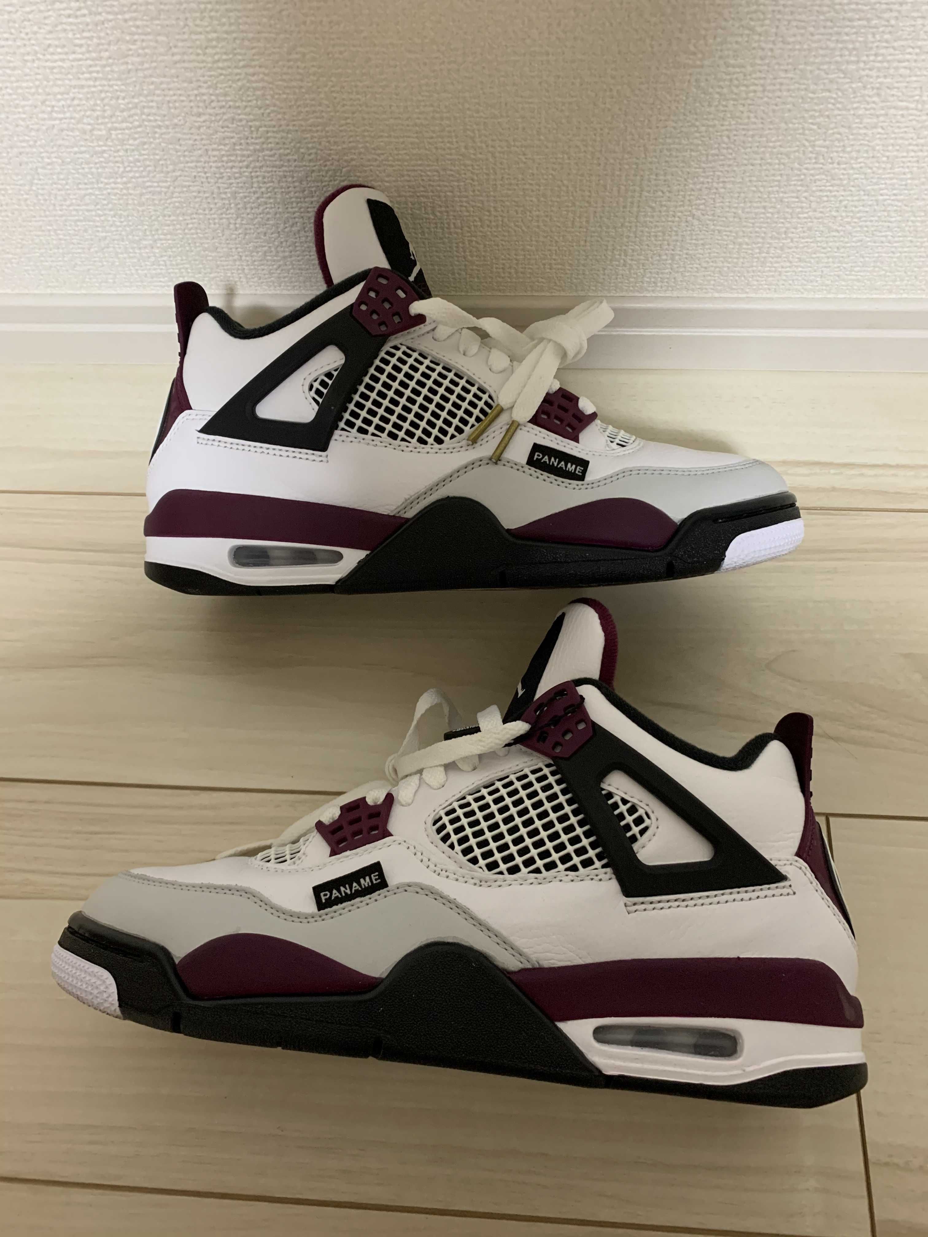 Paris Saint Germain ×Nike Air Jordan 4 Retro "White/Bordeaux/Neutral Gray"