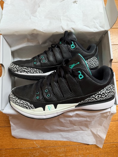 atmos × Nike Zoom Vapor AJ3 "Elephant/Safari"