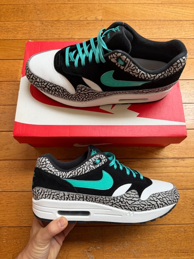 atmos × Nike Air Max 1 Premium Retro "Elephant/Safari" (2017)