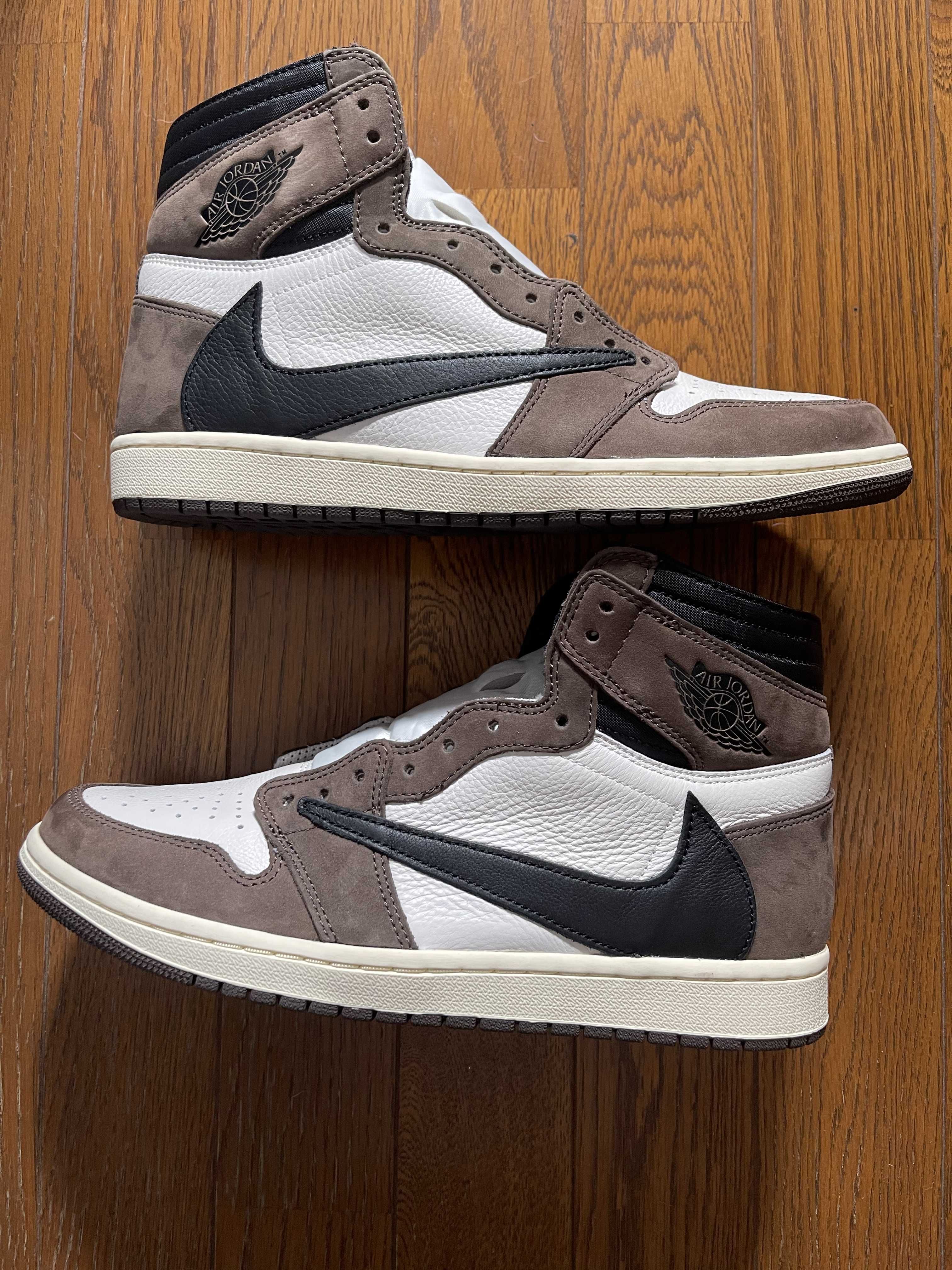 Travis Scott × Nike Air Jordan 1 Retro High OG TS SP "Sail/Dark Mocha"