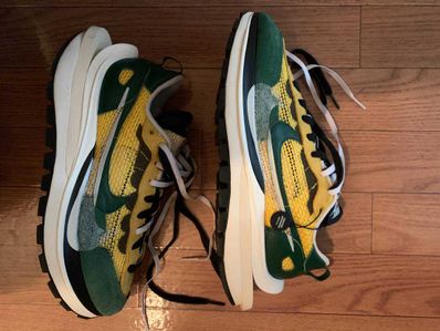 sacai × Nike Vapor Waffle "Tour Yellow/Stadium Green-Sail"