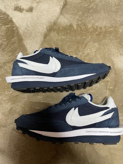 Fragment × sacai × Nike LD Waffle "Blackended Blue"