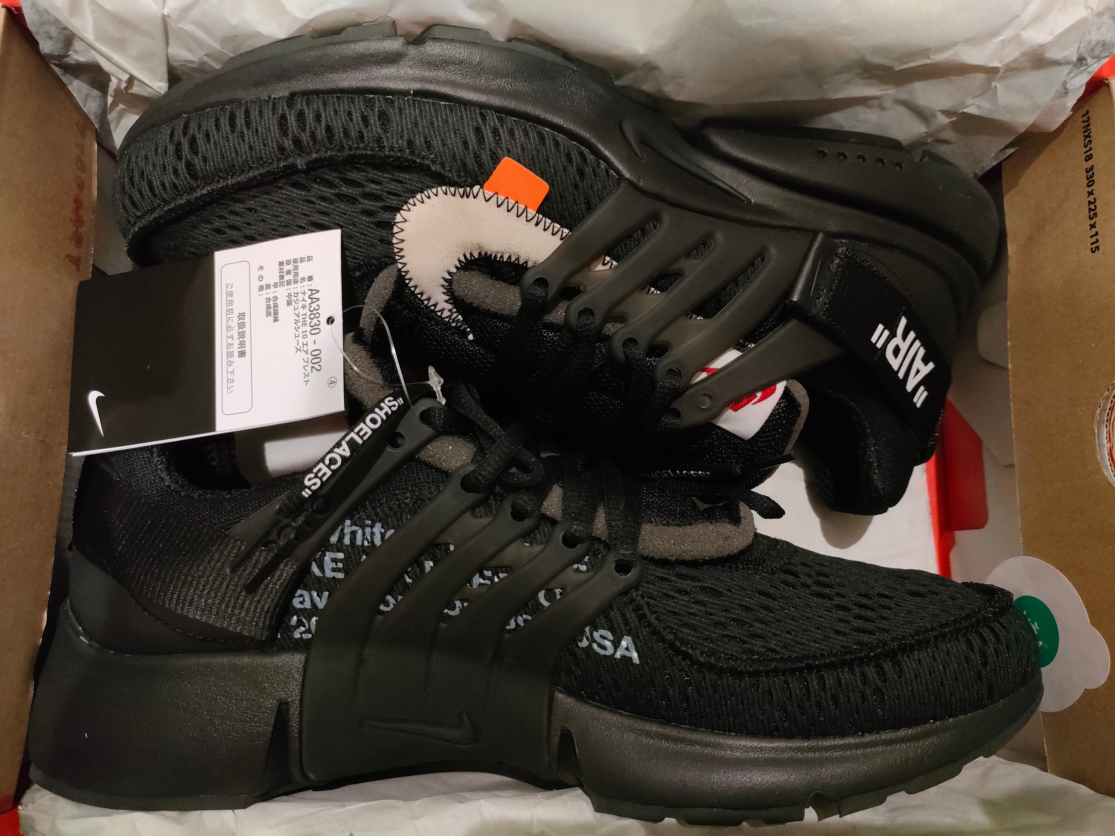 Off-White × Nike Air Presto "Black"