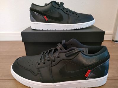 NIKE × PARIS SAINT GERMAIN AIR JORDAN 1 LOW PSG "BLACK"