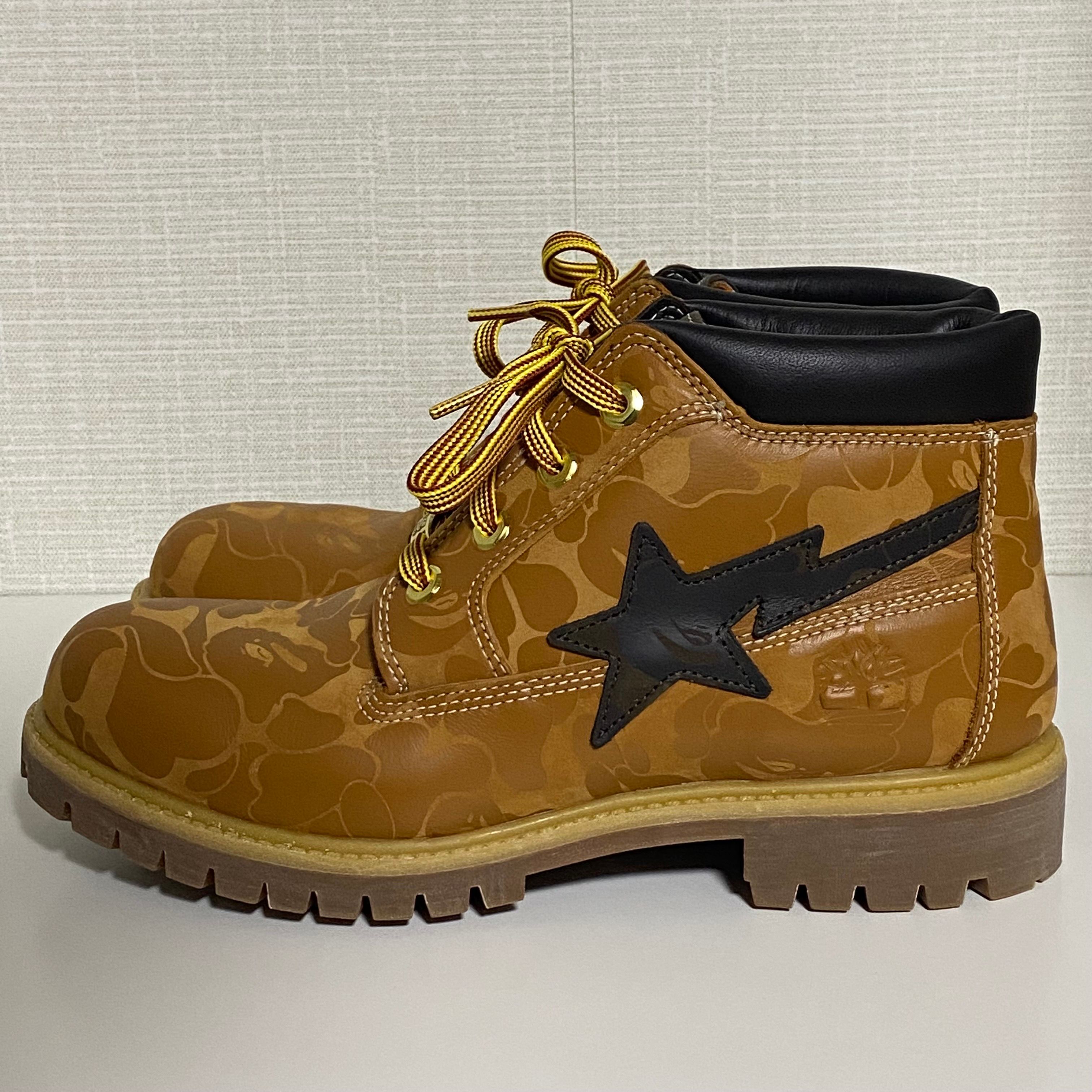 Timberland × A BATHING APE®︎ Chukka Boots "Brown"