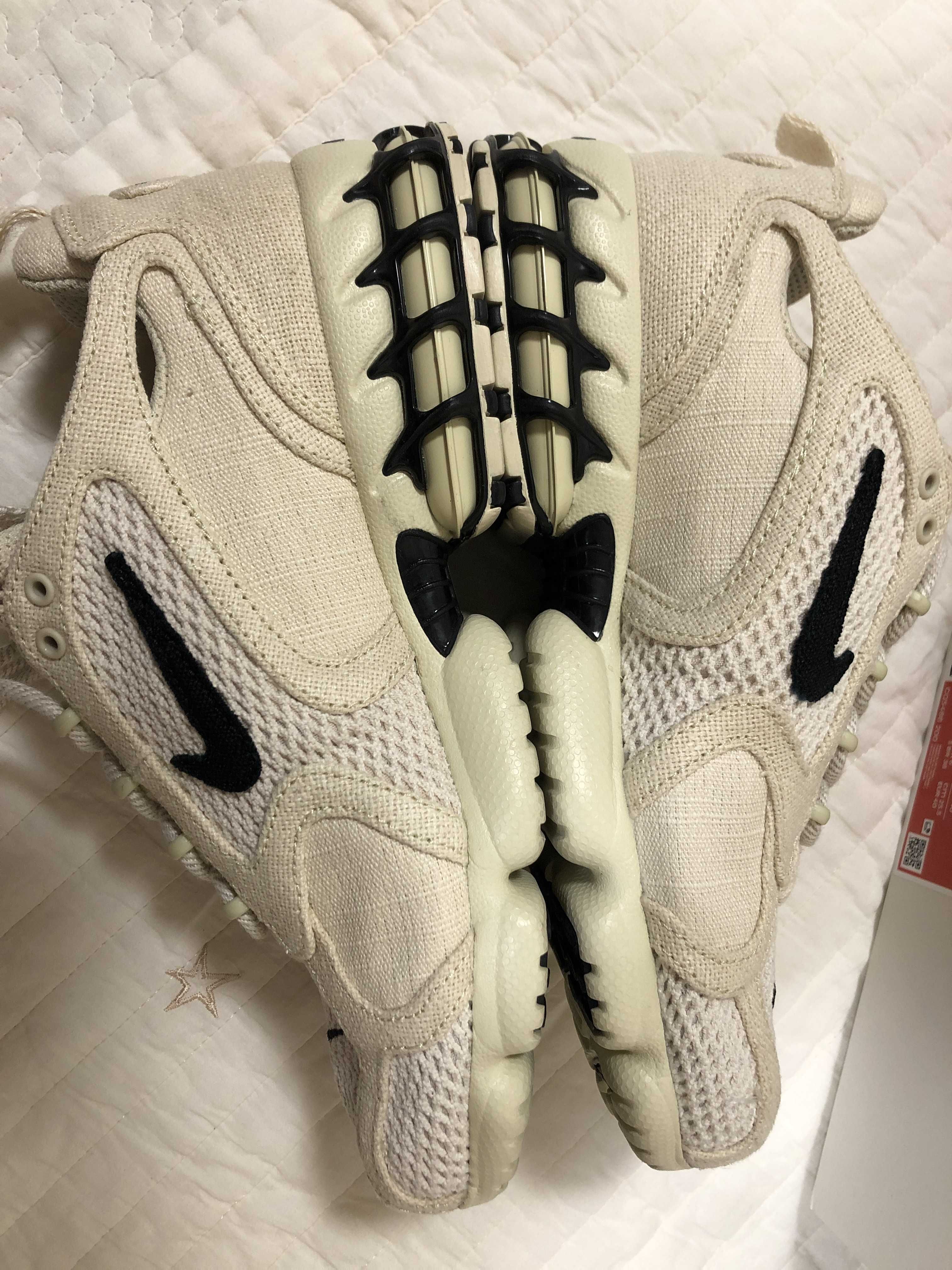 Stussy × Nike Air Zoom Spiridon CG 2 "Fossil/Black"