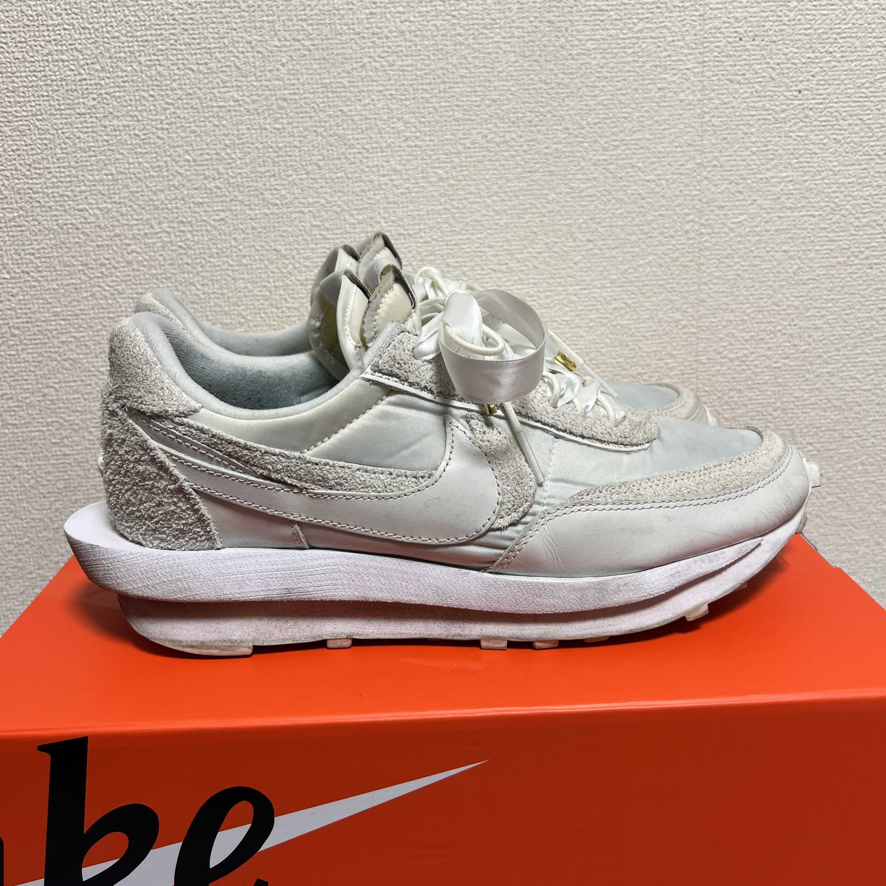 sacai × Nike LDV Waffle "Triple White"