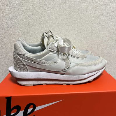 sacai × Nike LDV Waffle "Triple White"