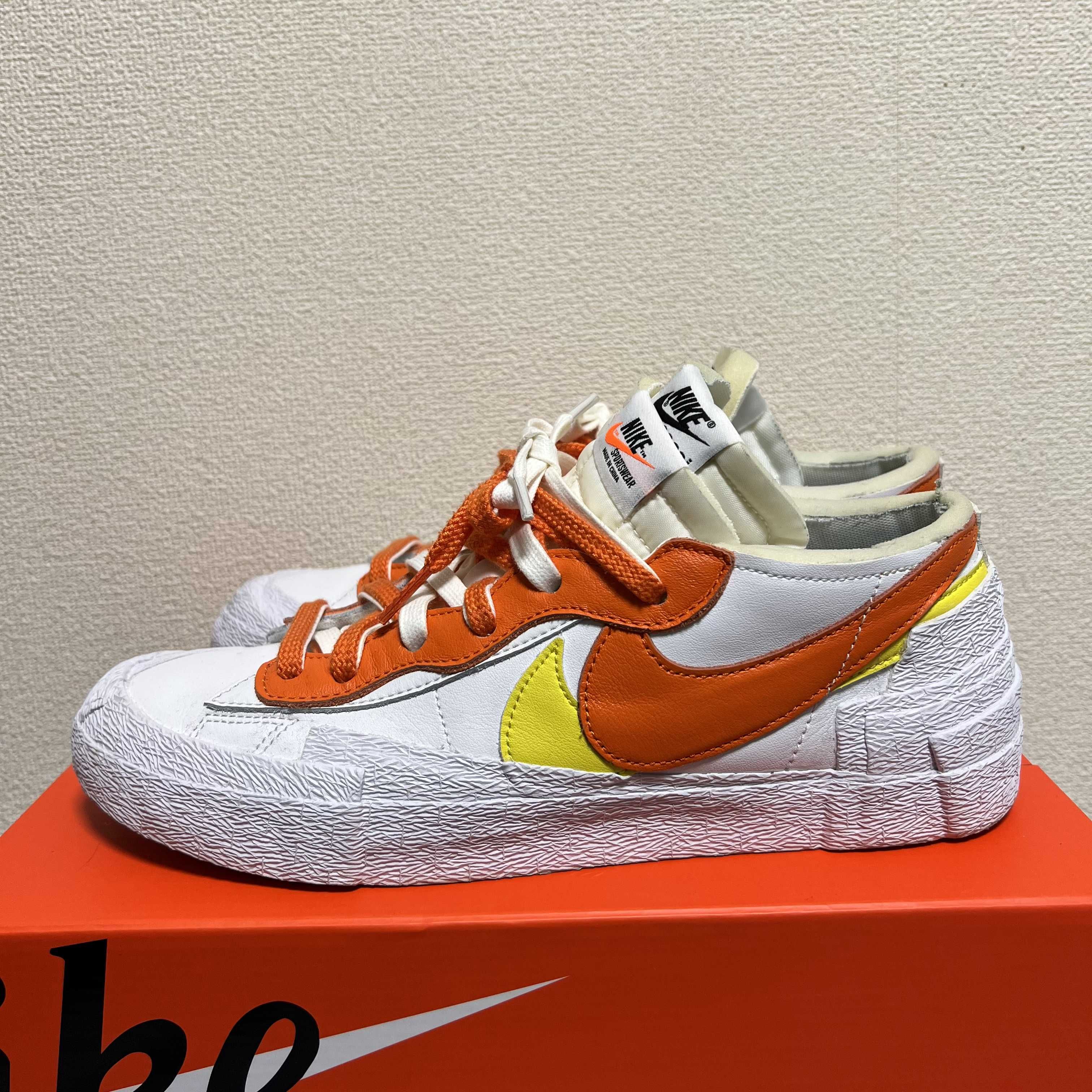 SACAI × NIKE BLAZER LOW "MAGMA ORANGE"