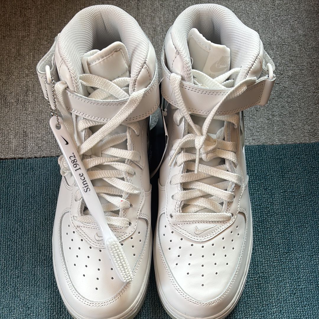 Nike Air Force 1 Mid ’07 Color of the Month "White Jewel"